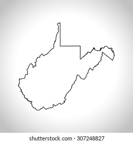 map of West Virginia