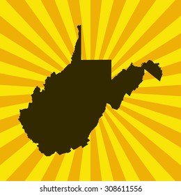 map of West Virginia