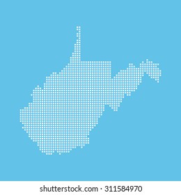 map of West Virginia