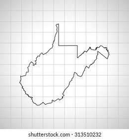 map of West Virginia