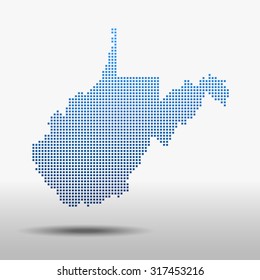 map of West Virginia