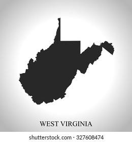 map of West Virginia
