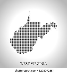 map of West Virginia