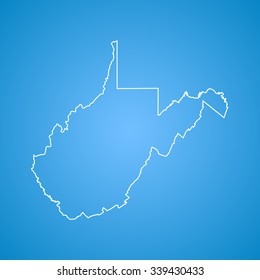 map of West Virginia