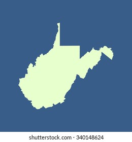 map of West Virginia