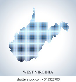 map of West Virginia