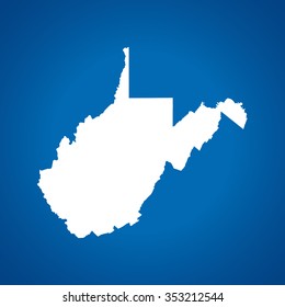 map of West Virginia