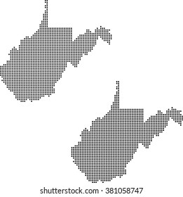 map of West Virginia
