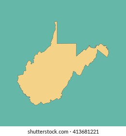 map of West Virginia