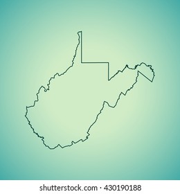 map of West Virginia