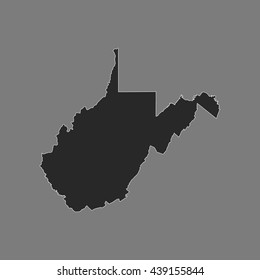 map of West Virginia