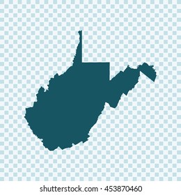 map of West Virginia