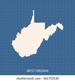 map of West Virginia