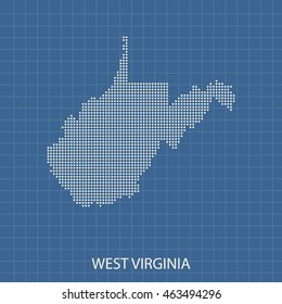 map of West Virginia