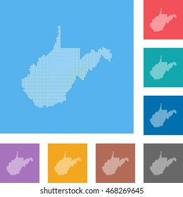 map of West Virginia