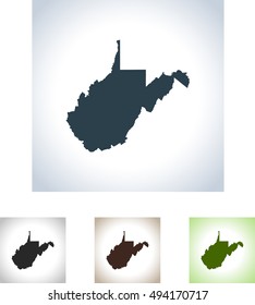 map of West Virginia
