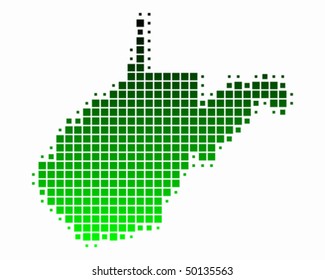 Map of West Virginia