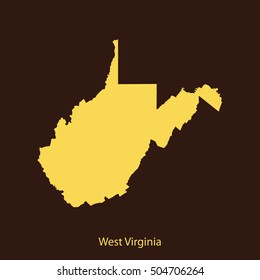 map of West Virginia