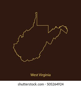 map of West Virginia