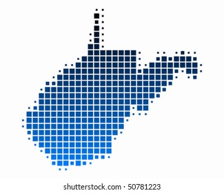 Map of West Virginia