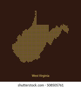map of West Virginia
