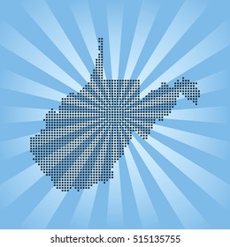 map of West Virginia