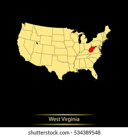 map of West Virginia