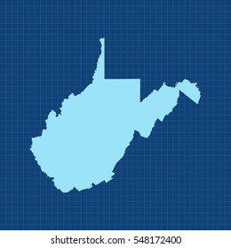 map of West Virginia