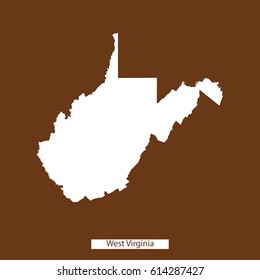 map of West Virginia