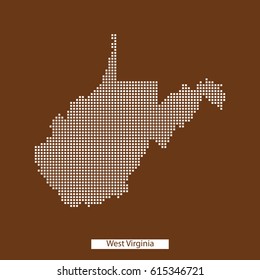 map of West Virginia