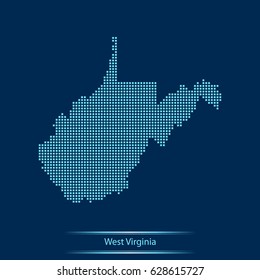 map of West Virginia