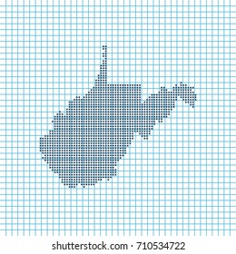 map of West Virginia