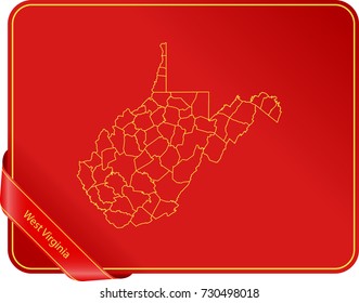 map of West Virginia
