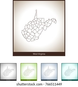 map of West Virginia