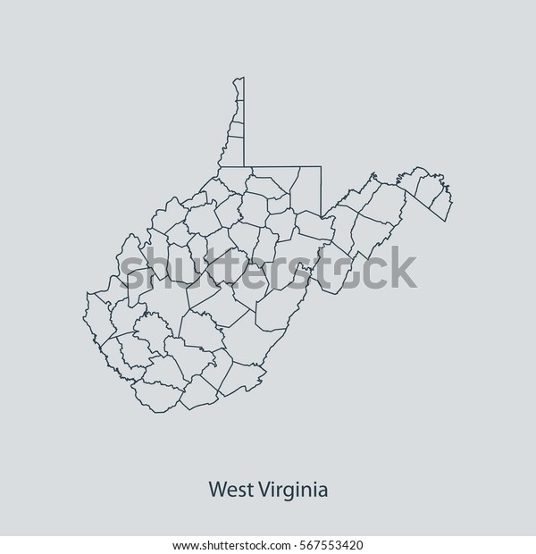 map west virginia stock vector royalty free 332420450 shutterstock