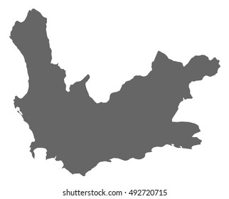 Map - Western Cape (South Africa)