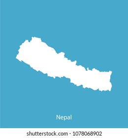 Nepal map Royalty Free Stock SVG Vector