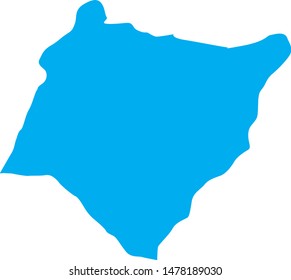 Map of Williamsburg County in the state of South Carolina