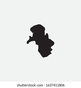 Map of Windhoek - Namibia graphic element Illustration template design
