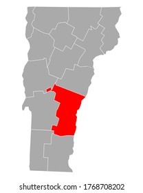 Map Of Windsor In Vermont On White