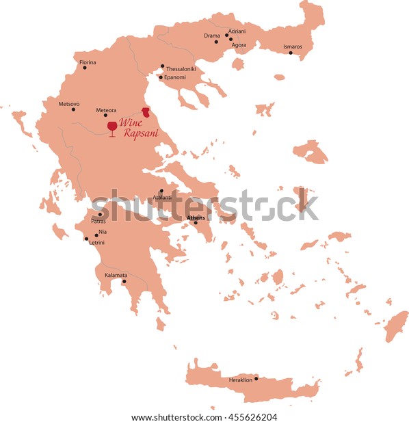 Image result for rapsani map wine
