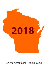 Map of Wisconsin 2018