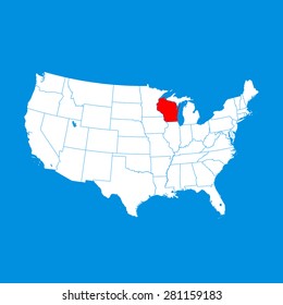 map of Wisconsin