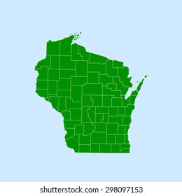 map of Wisconsin