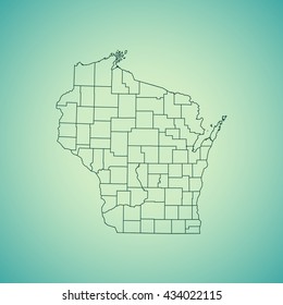 map of Wisconsin