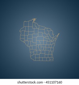 Map of Wisconsin