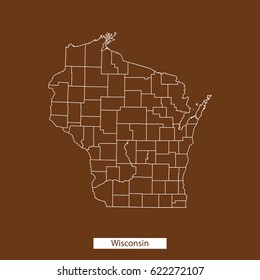 map of Wisconsin