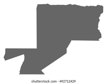 Map - Woleu-Ntem (Gabon)