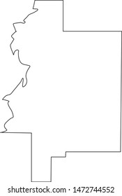 map of Woodruff  in state of Arkansas