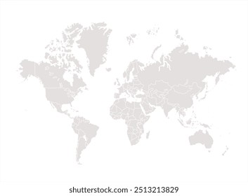 Map of World 09, silhouettes world map, modern world map graphic, Countries Silhouettes Stock Illustrations, Vectors
